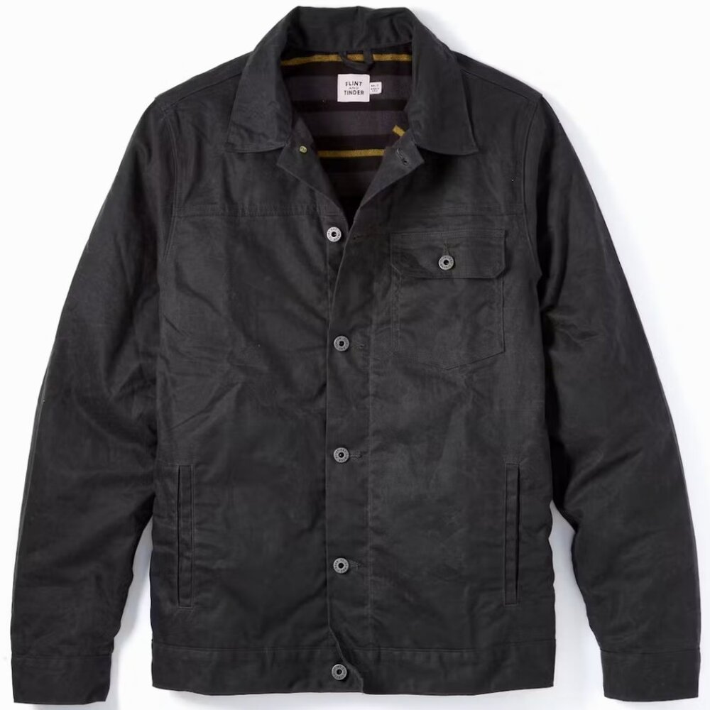 Waxed Men's Trucker Jacket
